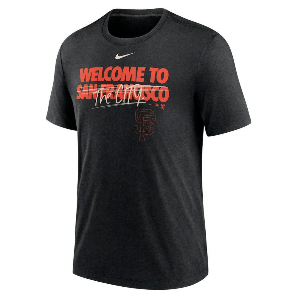 MLB San Francisco Giants Nike Home Spin Tri-Blend T-Shirt
