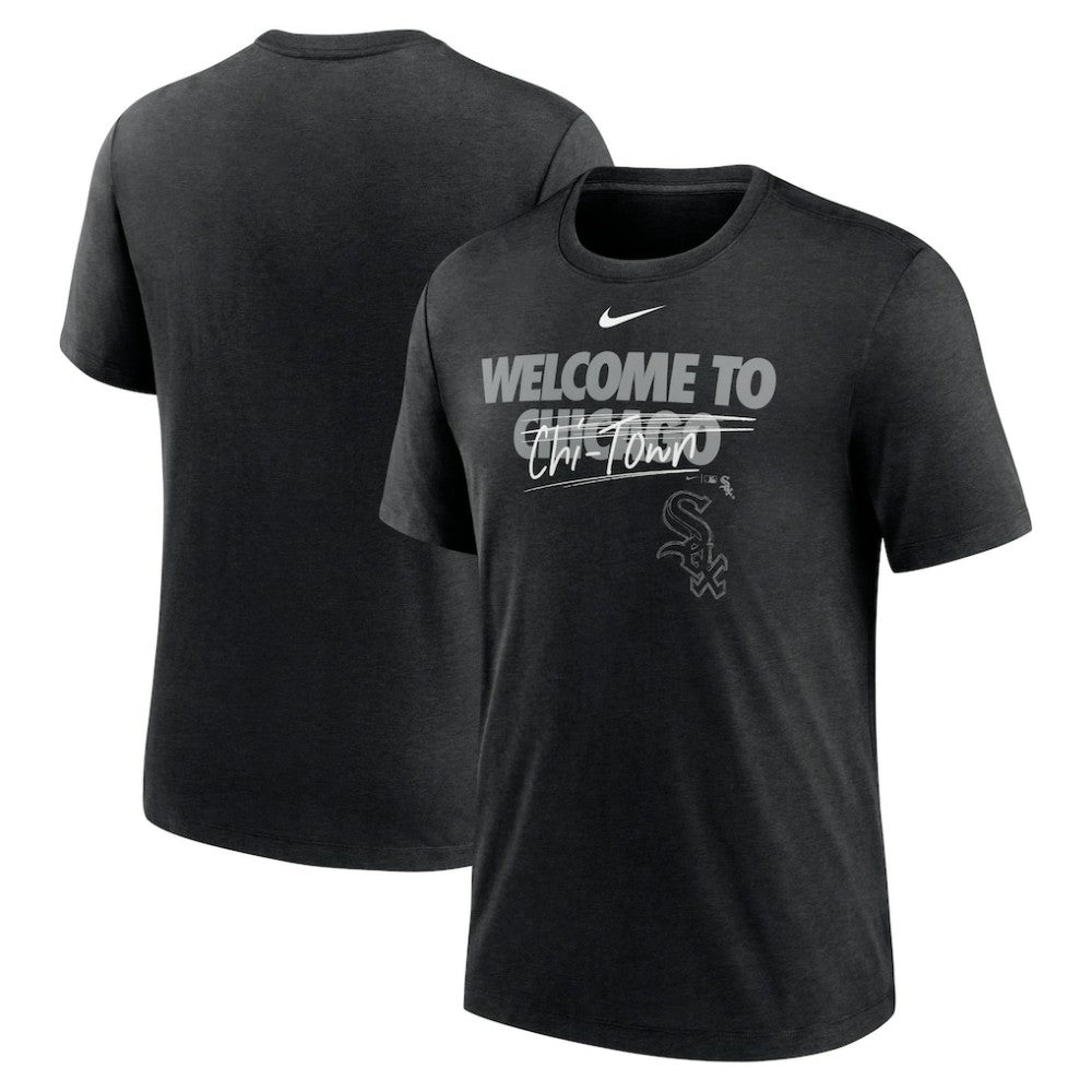 MLB Chicago White Sox Nike Home Spin Tri-Blend T-Shirt