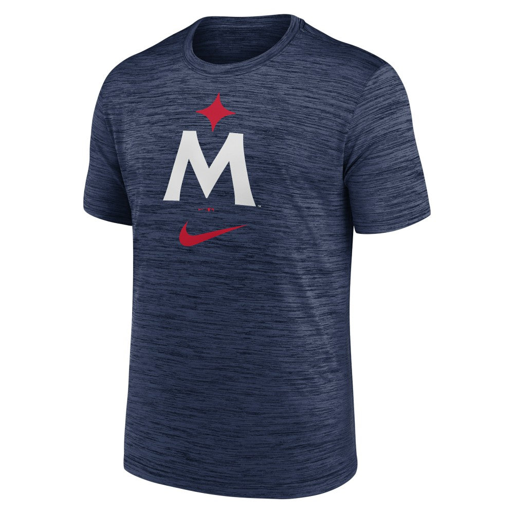 MLB Minnesota Twins Nike 2023 Logo Velocity Performance T-Shirt
