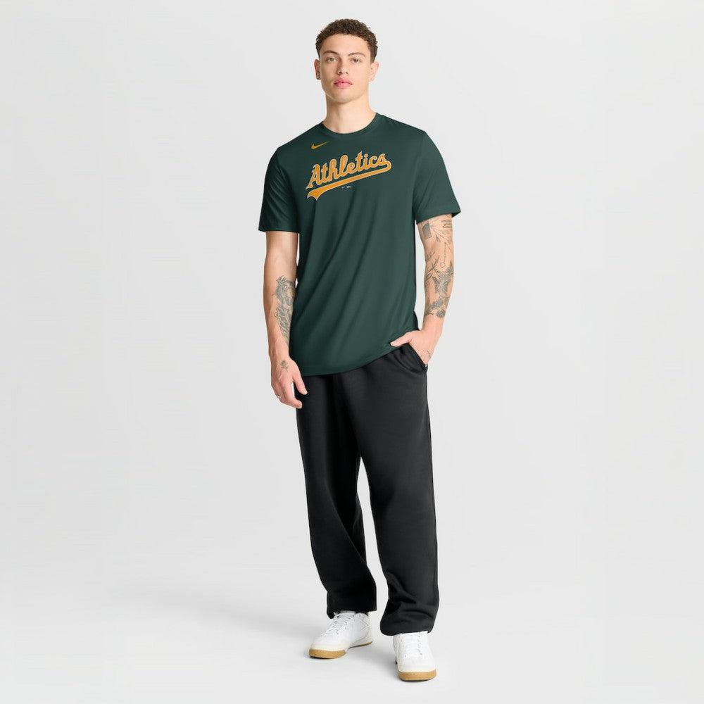 MLB Athletics Nike New Legend Wordmark Dri-FIT T-Shirt