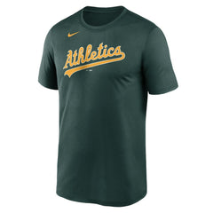 MLB Athletics Nike New Legend Wordmark Dri-FIT T-Shirt