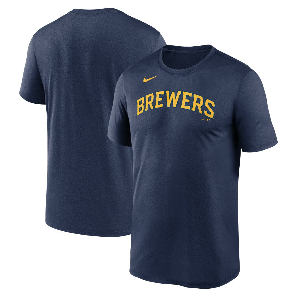 MLB Milwaukee Brewers Nike New Legend Wordmark Dri-FIT T-Shirt