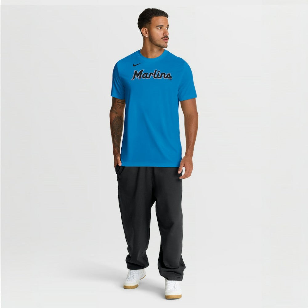 MLB Miami Marlins Nike New Legend Wordmark Dri-FIT T-Shirt