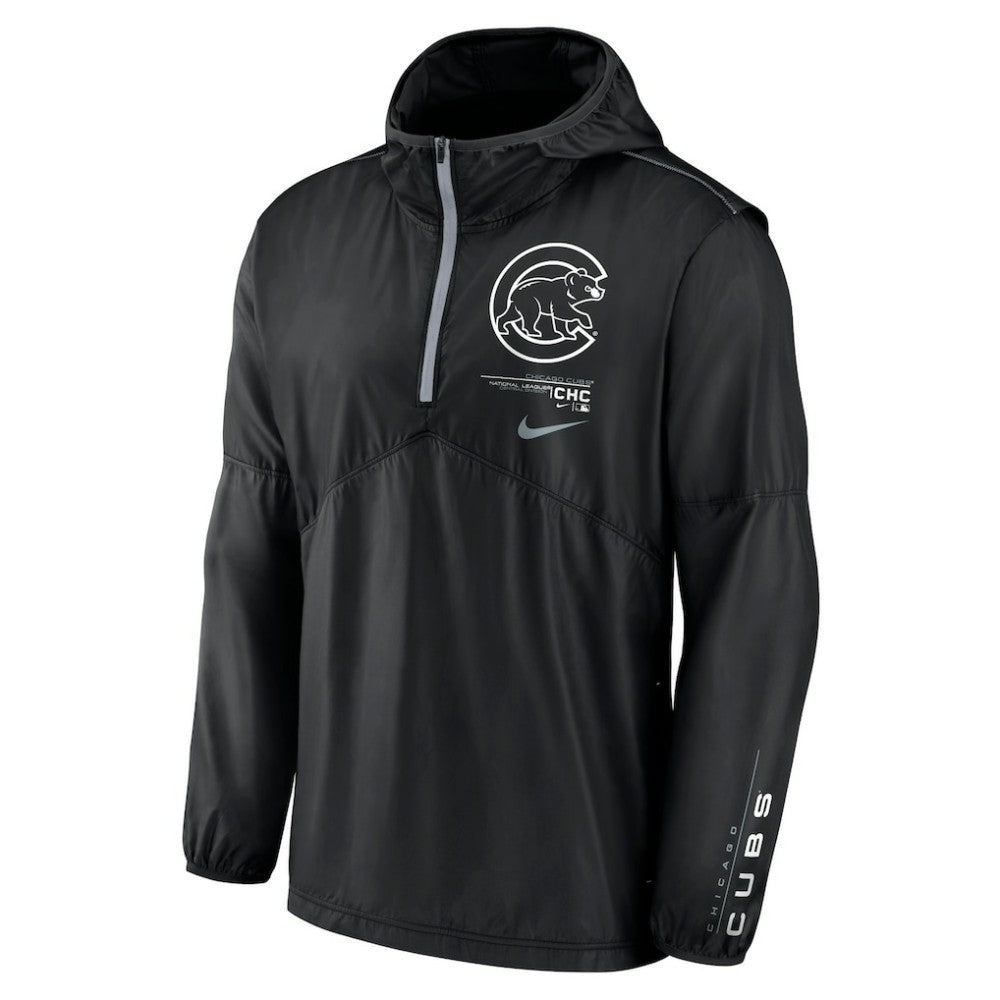 MLB Chicago Cubs Nike Authentic Night Game Performance Half-Zip Windbreaker