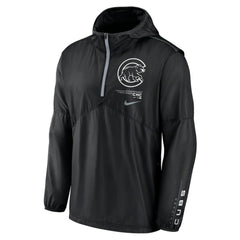 MLB Chicago Cubs Nike Authentic Night Game Performance Half-Zip Windbreaker