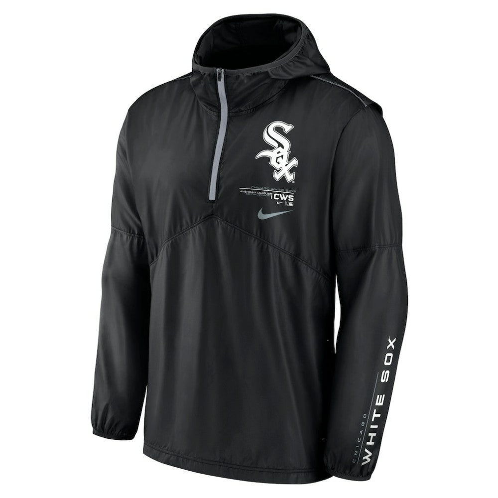 MLB Chicago White Sox Nike Authentic Night Game Performance Half-Zip Windbreaker