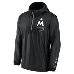 MLB Minnesota Twins Nike Authentic Night Game Performance Half-Zip Windbreaker