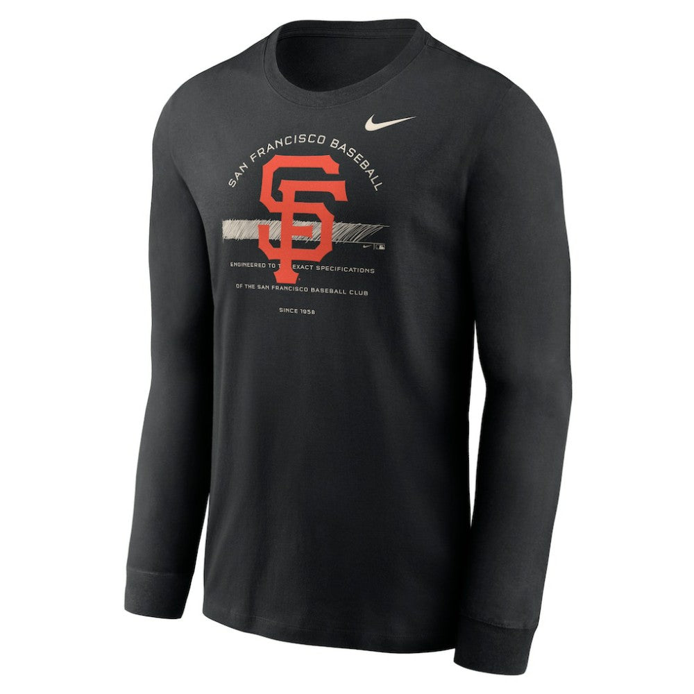 MLB San Francisco Giants Nike Over Arch Performance Long Sleeve T-Shirt