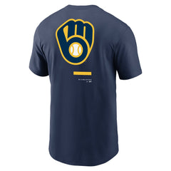 MLB Milwaukee Brewers Nike Over the Shoulder T-Shirt