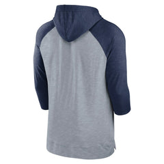 MLB Minnesota Twins Nike Baseball Raglan 3/4-Sleeve Pullover Hoodie
