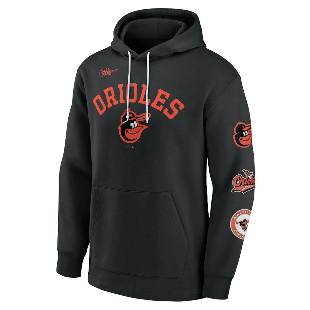 MLB Baltimore Orioles Nike Rewind Lefty Pullover Hoodie