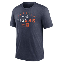 MLB Detroit Tigers Nike Rewind Review Slash Tri-Blend T-Shirt