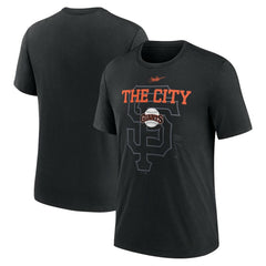 MLB San Francisco Giants Nike Rewind Retro Tri-Blend T-Shirt