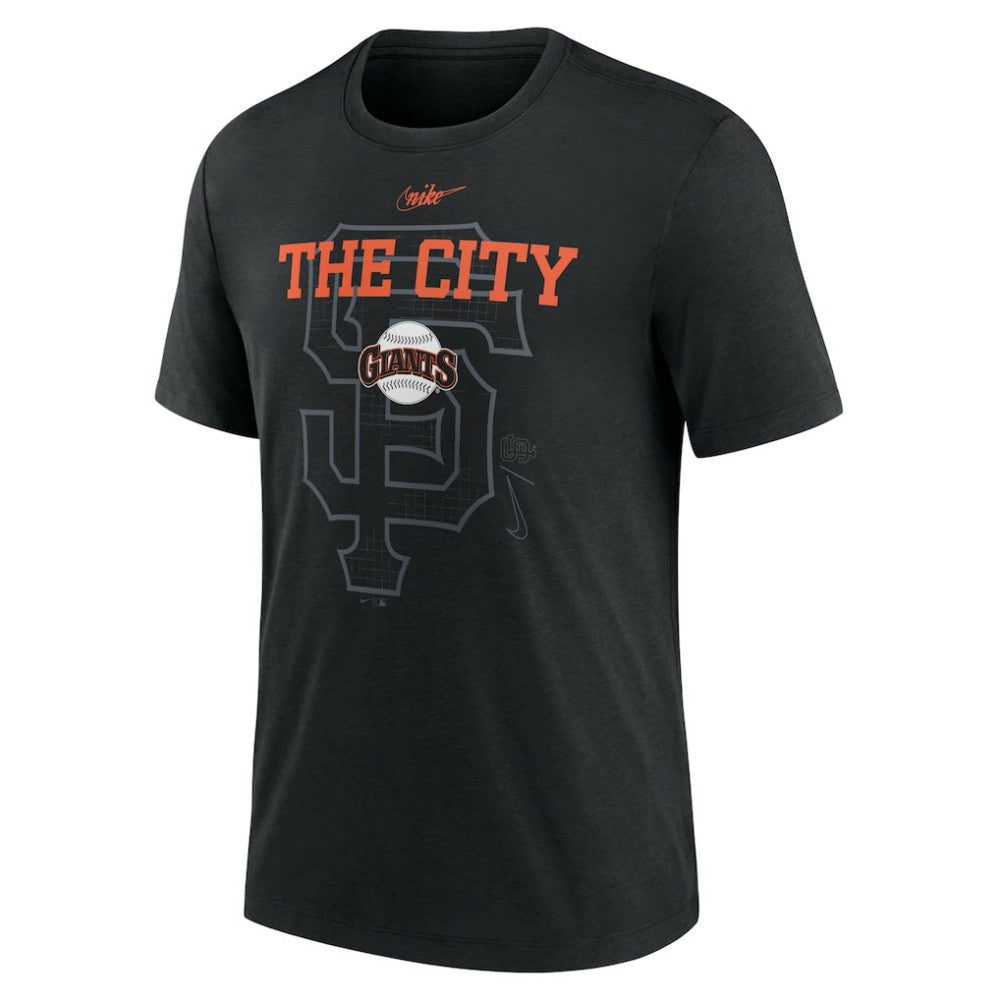 MLB San Francisco Giants Nike Rewind Retro Tri-Blend T-Shirt