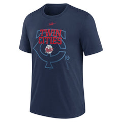 MLB Minnesota Twins Nike Rewind Retro Tri-Blend T-Shirt