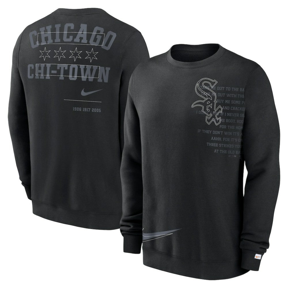 MLB Chicago White Sox Nike Statement Ball Game Fleece Pullover Sweatshirt
