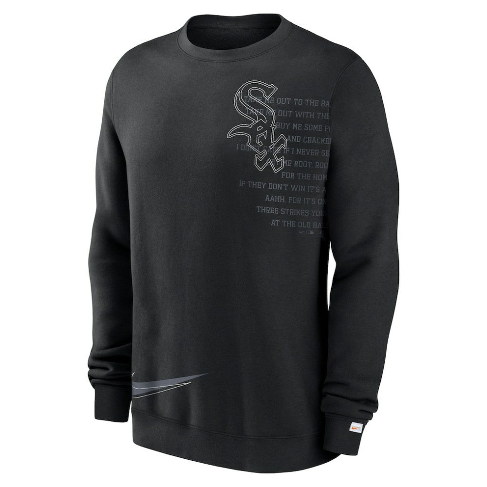 MLB Chicago White Sox Nike Statement Ball Game Fleece Pullover Sweatshirt