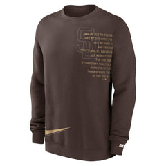 MLB San Diego Padres Nike Statement Ball Game Fleece Pullover Sweatshirt