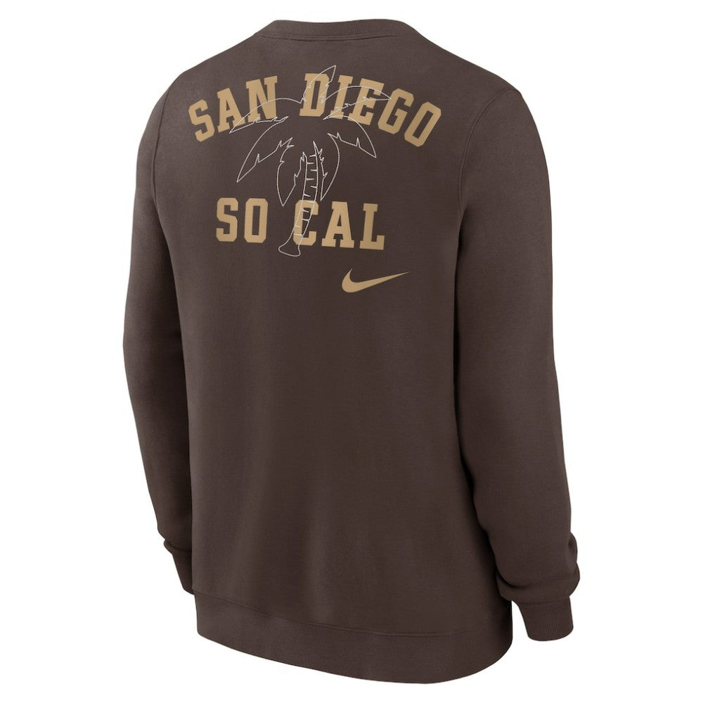 MLB San Diego Padres Nike Statement Ball Game Fleece Pullover Sweatshirt