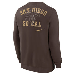 MLB San Diego Padres Nike Statement Ball Game Fleece Pullover Sweatshirt