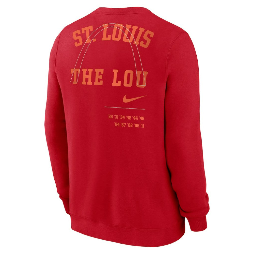 MLB St. Louis Cardinals Nike Statement Ball Game Fleece Pullover Sweatshirt