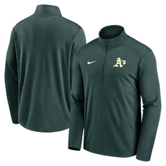 MLB Athletics Nike Agility Pacer Performance Half-Zip Top