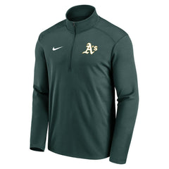 MLB Athletics Nike Agility Pacer Performance Half-Zip Top