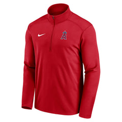 MLB Los Angeles Angels Nike Agility Pacer Lightweight Performance Half-Zip Top