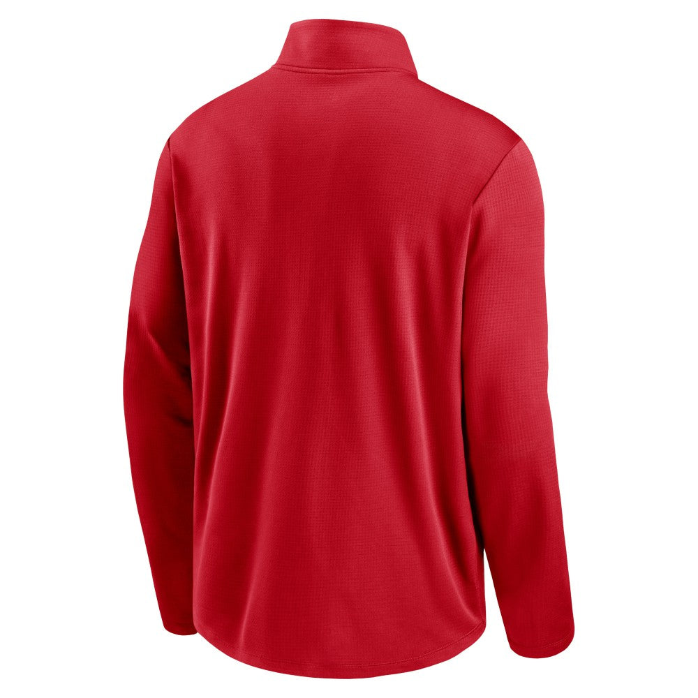 MLB Los Angeles Angels Nike Agility Pacer Lightweight Performance Half-Zip Top
