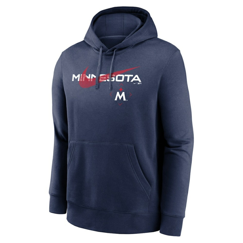 MLB Minnesota Twins Nike 2023 Swoosh Neighborhood Pullover Hoodie