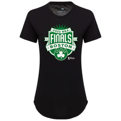 NBA Boston Celtics Sportiqe Women's 2022 NBA Finals Crest Phoebe T-Shirt