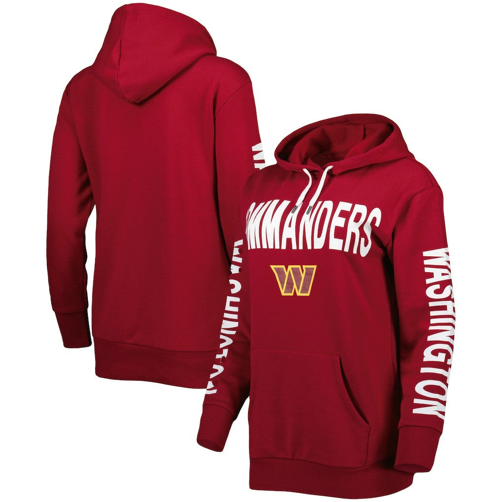 G-III 4Her by Carl Banks Women's Extra Point Pullover Hoodie - Washington Commanders