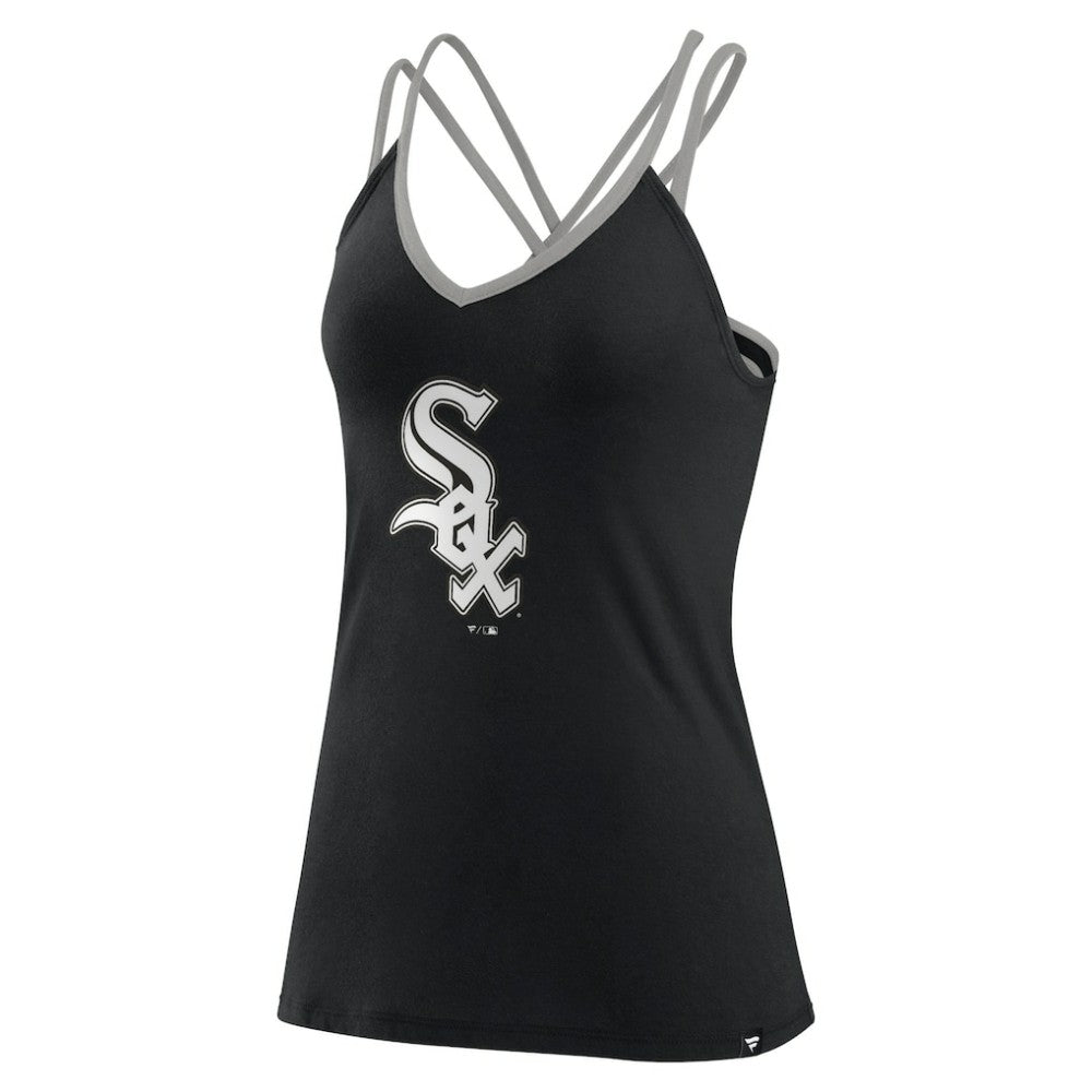 MLB Chicago White Sox Fanatics Women's Barrel It Up Cross Back V-Neck Tank Top