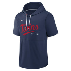 MLB Minnesota Twins Nike Springer Short Sleeve Team Pullover Hoodie