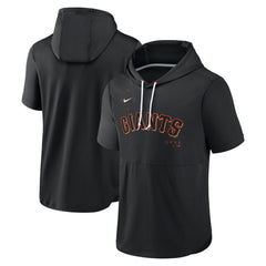 MLB San Francisco Giants Nike Springer Short Sleeve Team Pullover Hoodie