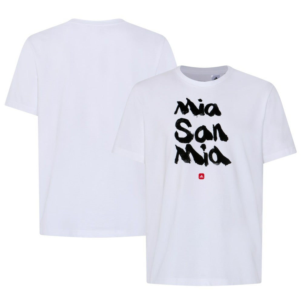 Bayern Munich Chinese Calligraphy T-Shirt - Adidas White
