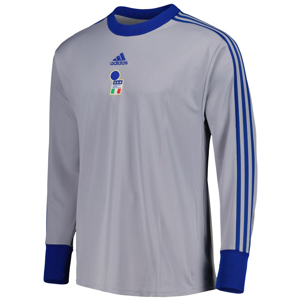 Italy National Team Football Icon Goalkeeper Jersey - Adidas Gray