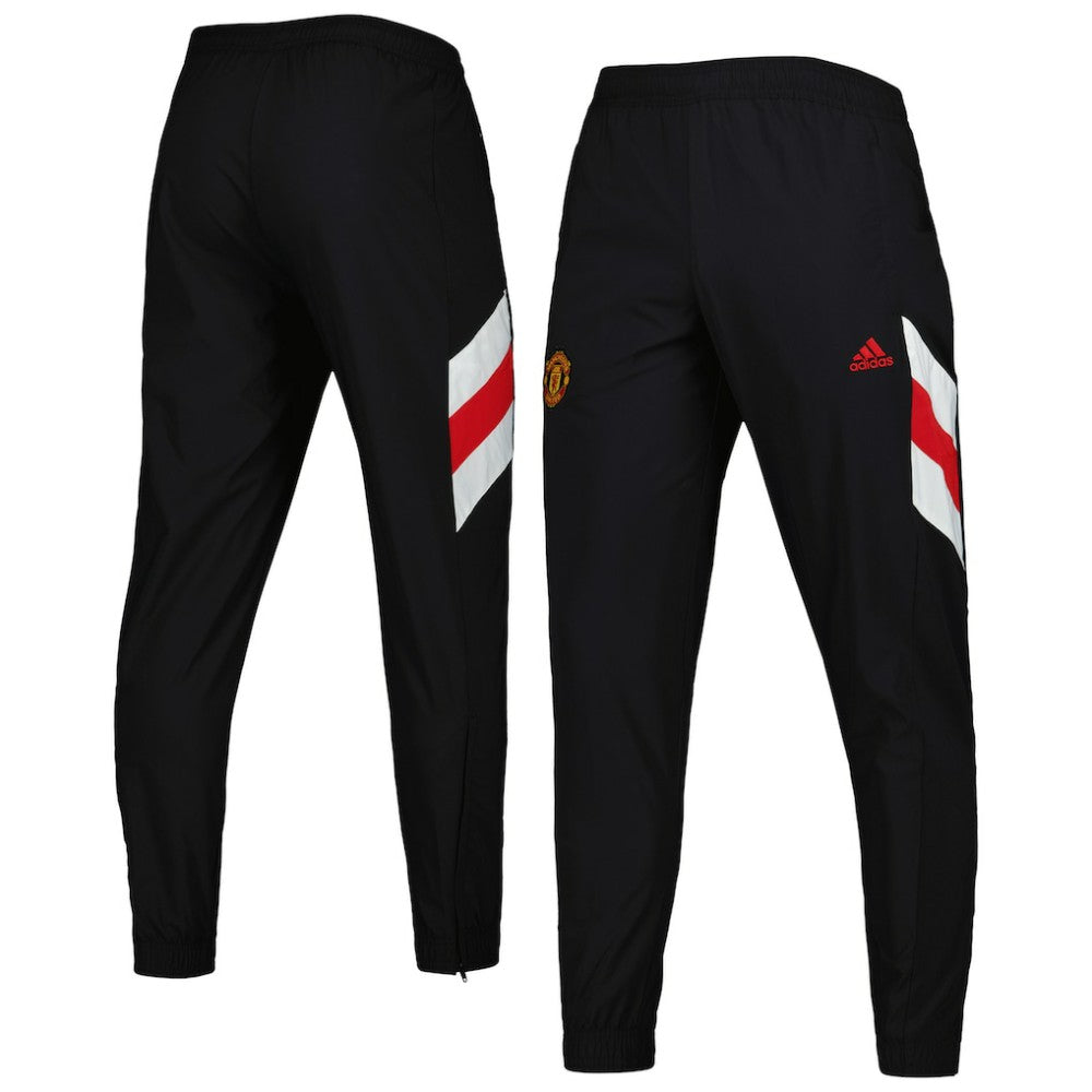 Manchester United Football Icon Training Pants - Adidas Black