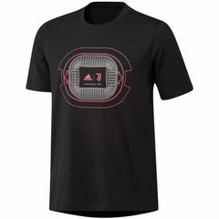 Juventus Male Graphic T-Shirt - Adidas Black