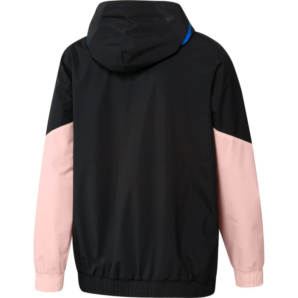 Manchester United Training All-Weather Raglan Full-Zip Hoodie Jacket - Adidas Black