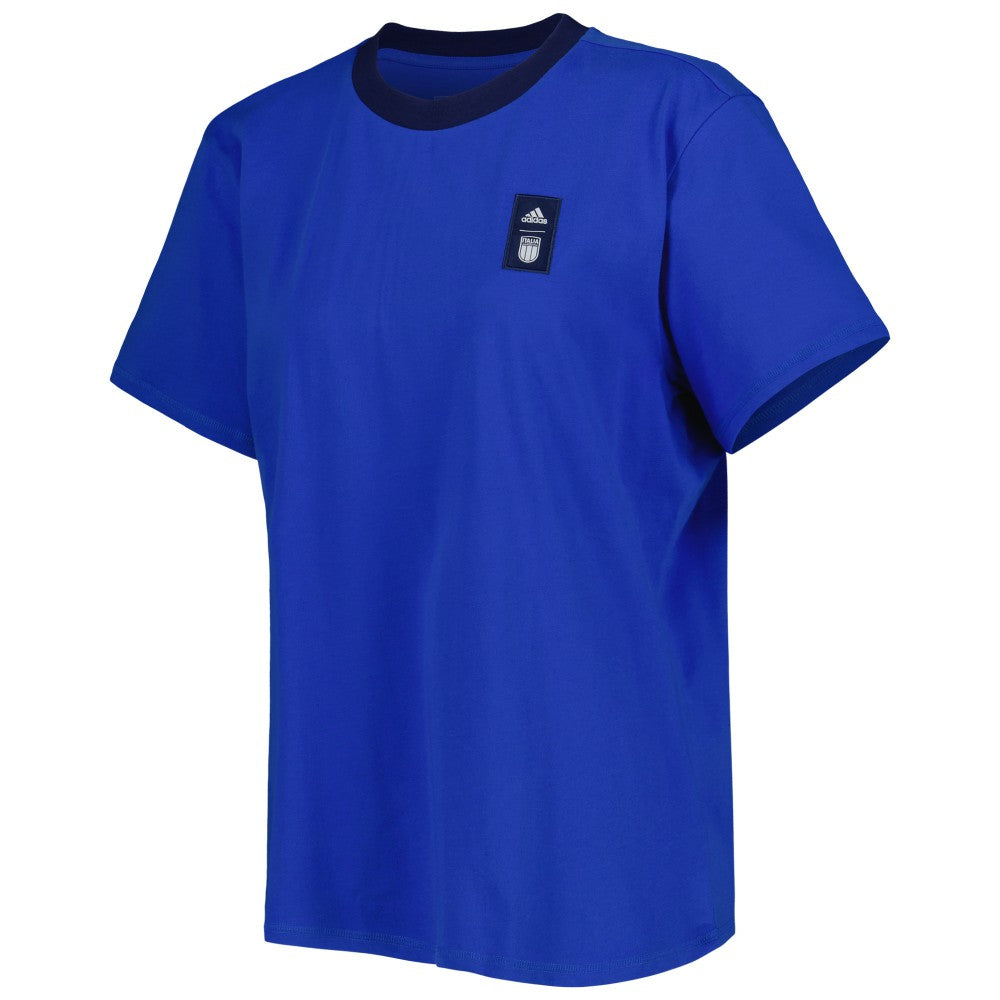 Italy National Team Women's Training T-Shirt - Adidas Blue