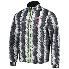 Juventus 2022/23 On-Field Team Logo Anthem Reversible Full-Zip Jacket - Adidas Black