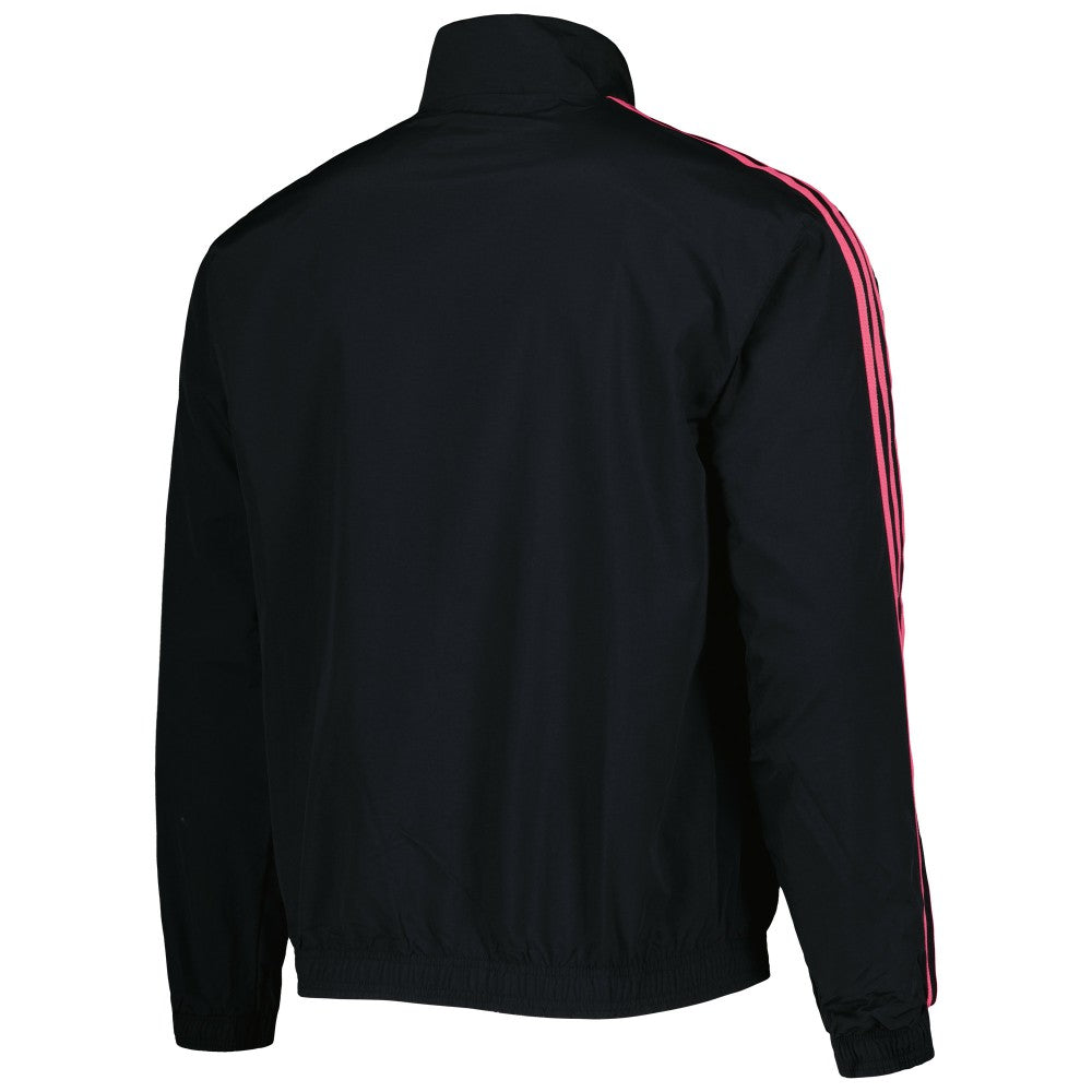 Juventus 2022/23 On-Field Team Logo Anthem Reversible Full-Zip Jacket - Adidas Black