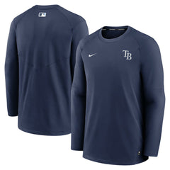 MLB Tampa Bay Rays Nike Authentic Collection Logo Performance Long Sleeve T-Shirt