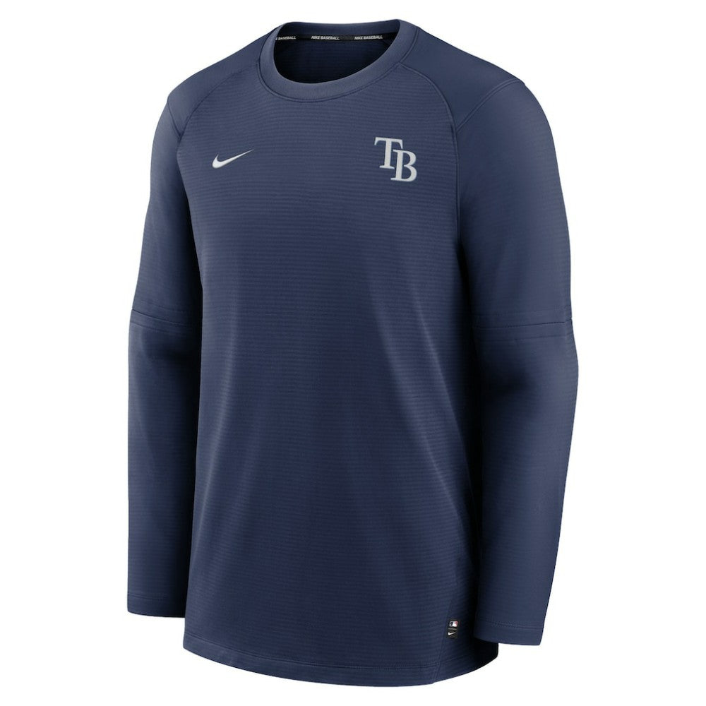 MLB Tampa Bay Rays Nike Authentic Collection Logo Performance Long Sleeve T-Shirt