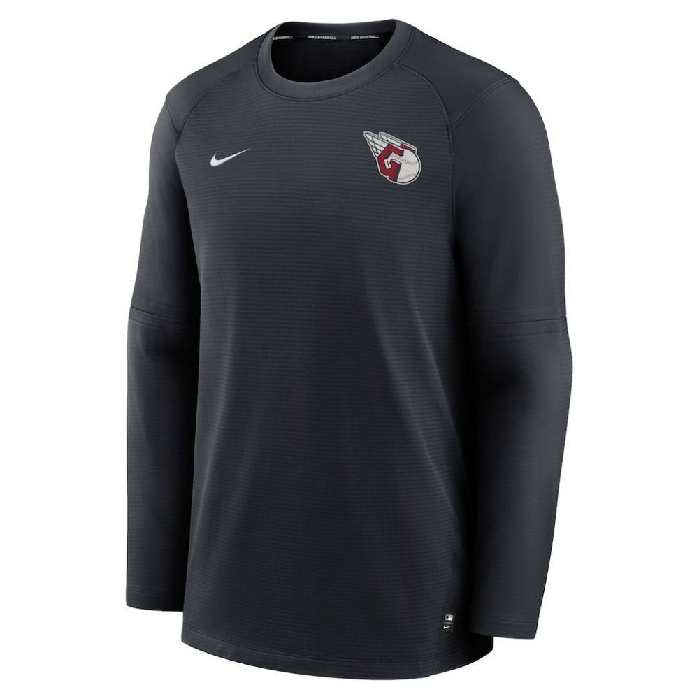 MLB Cleveland Guardians Nike Authentic Collection Logo Performance Long Sleeve T-Shirt