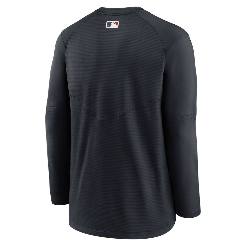 MLB Cleveland Guardians Nike Authentic Collection Logo Performance Long Sleeve T-Shirt
