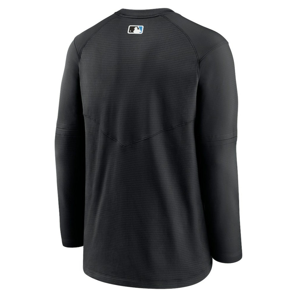 MLB Miami Marlins Nike Authentic Collection Logo Performance Long Sleeve T-Shirt
