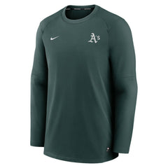 MLB Athletics Nike Authentic Collection Logo Performance Long Sleeve T-Shirt