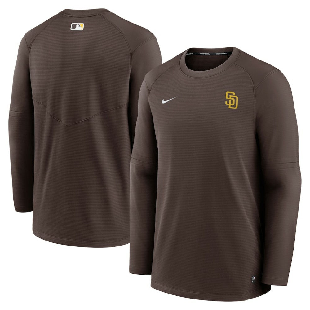MLB San Diego Padres Nike Authentic Collection Logo Performance Long Sleeve T-Shirt